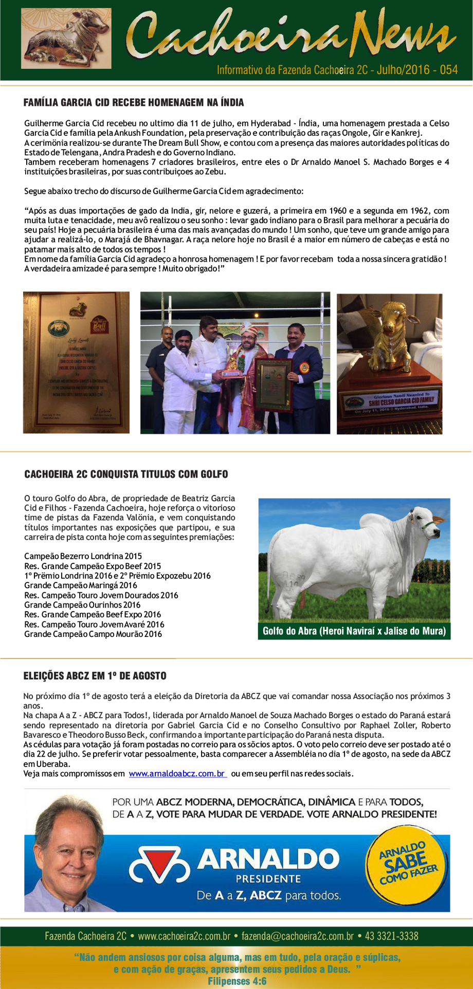 cachoeira news