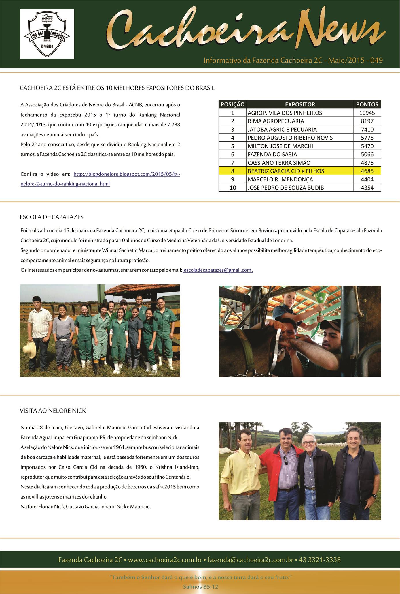 cachoeira news